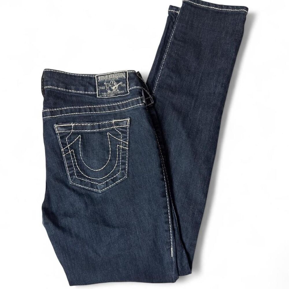 True-religion Men's Navy and Blue Jeans